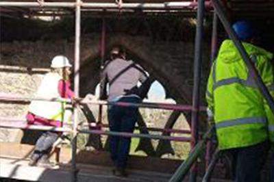 Oystermouth Castle Conservation