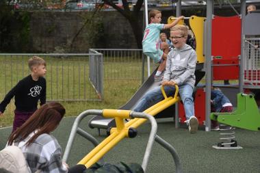 Llansamlet Playground - see saw