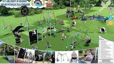 Parc Melin Mynach Playground.